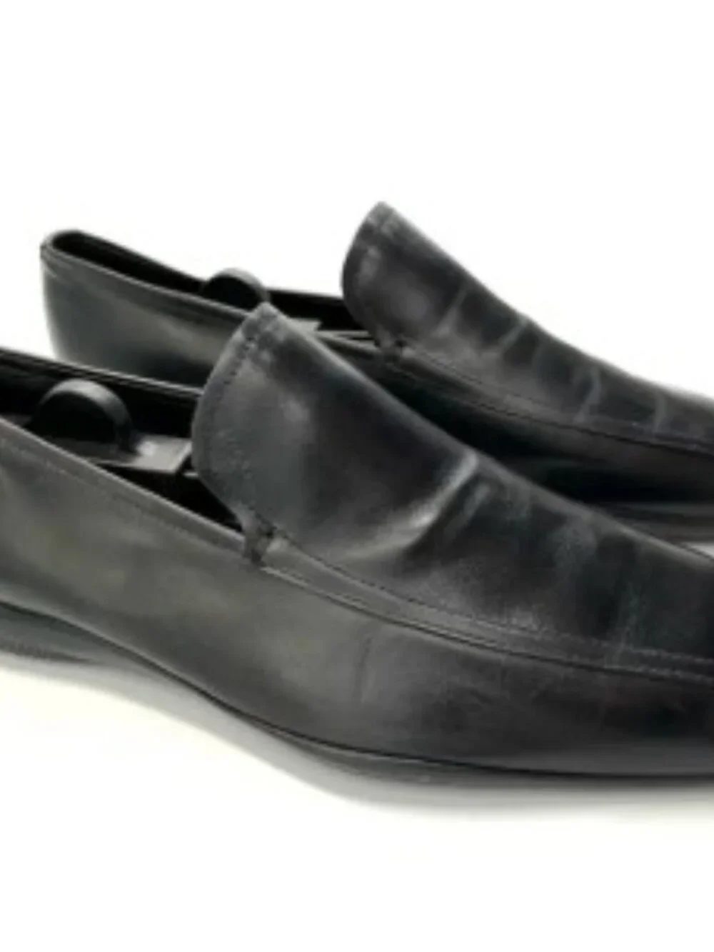 Prada Black Leather Loafers